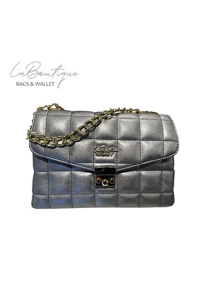 LA BOUTIQUE Geanta LB 7089 - Model Argintiu