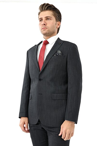 Presto Men's Classic Black Regular Suit - 6 Drop Model - 674-001