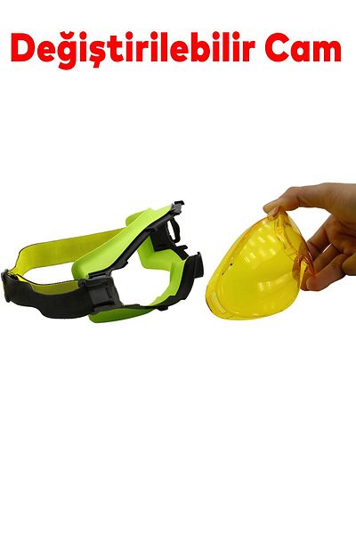 Badem10 Bellasimo Ski Goggles with Replaceable Lens Antifog Sun Snow Glasses Yellow Snowboard Glasses