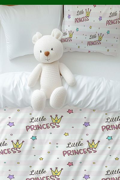 3D ELSE HALI Pink Patterned Girl's Single Duvet Cover Set - with Pillowcase