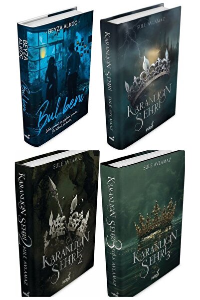İndigo Kitap Bul Beni + Karanlığın Şehri Ciltli 1 -2  3  Ciltli Beyza Alkoç -...