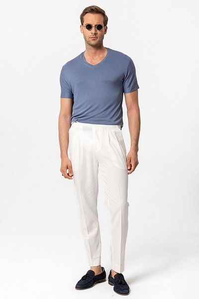 Antioch Indigo Basic V-Neck Men's T-Shirt