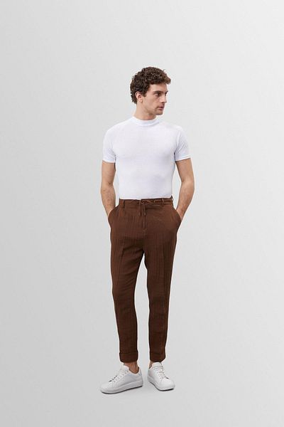 Antioch White Slim Fit Crew Neck Men's T-shirt