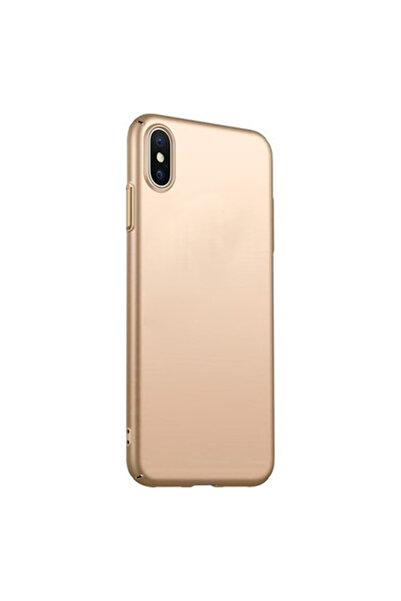 Nettech Apple Iphone X Uyumlu Arka Koruma Kılıf - Gold