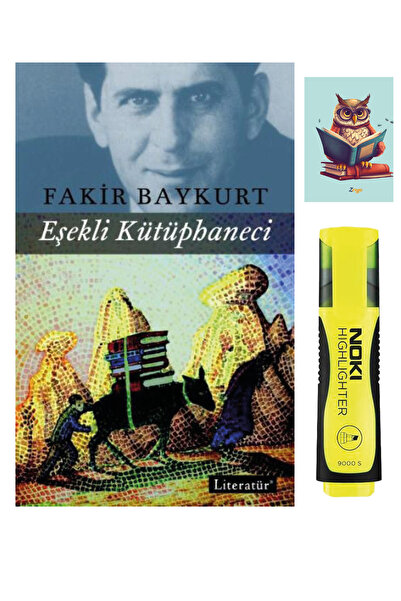 Dara Yayınları Eşekli Kütüphaneci - Fakir Baykurt - Literatür 9789750404030 (FOSFORLU KALEM VE NOT DEFTERLİ)