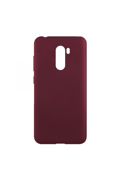 Nettech Xiaomi Pocophone F1 Uyumlu Suide Arka Koruma Kılıf - Bordo