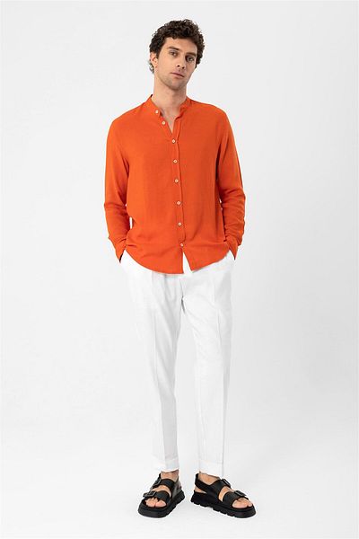 Antioch Orange Judge Collar Men's Shirt