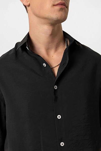 Antioch Black Short Sleeve Oversize Men's Shirt