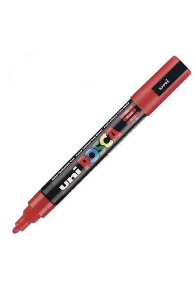 UNİ-BALL Uni Posca Water Based Poster Marker 1.8-2.5 Red Pc-5M