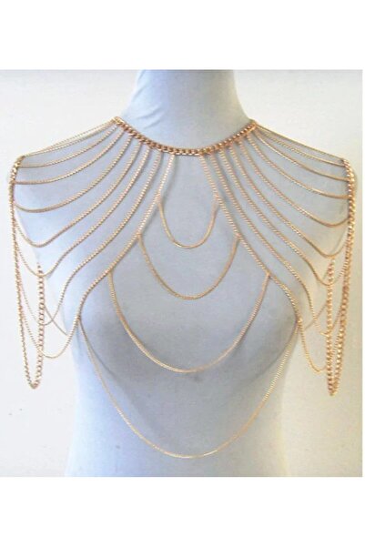 Genel Markalar Şık Zincir Modeli Çift Omuz Aksesuarı ile Tarzınızı Yükseltin