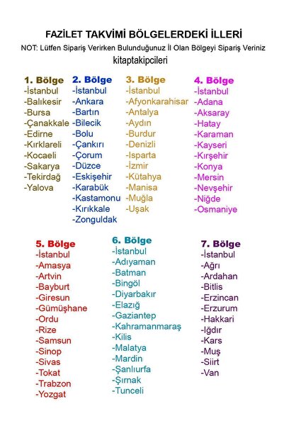 Elif Kitabevi 6. Bölge - 2024 Yılı Fazilet Takvimi Yapraklı Namaz Vakitli, Duvar Kartonsuzdur 365 Sayfadır