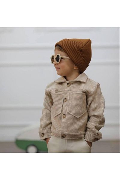 ÇOCUK BUTİĞİM Stamped Jacket Trousers Set