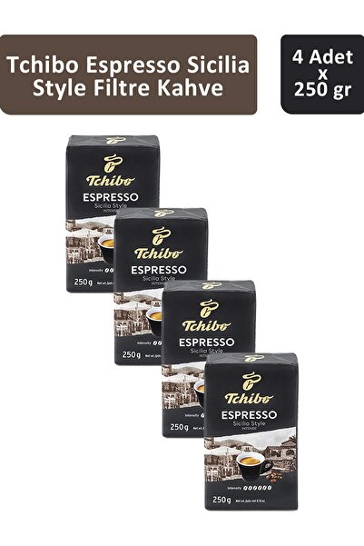 Tchibo Espresso Sicilia Style Filtre Kahve 250 gr x 4 Adet