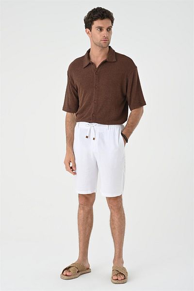 Antioch Brown Relax Fit Knitwear Men's Shirt