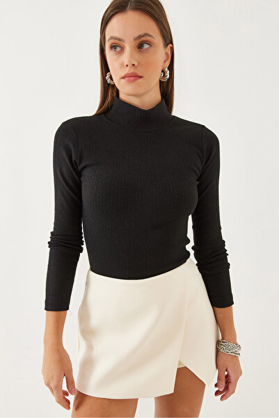 Bianco Lucci Dámské tričko s rolákem Basic 0014 60251867