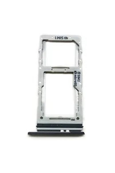 Samsung Teknonet Samsung Galaxy S20 Uyumlu Hafıza Kart + Sim Metali - Siyah