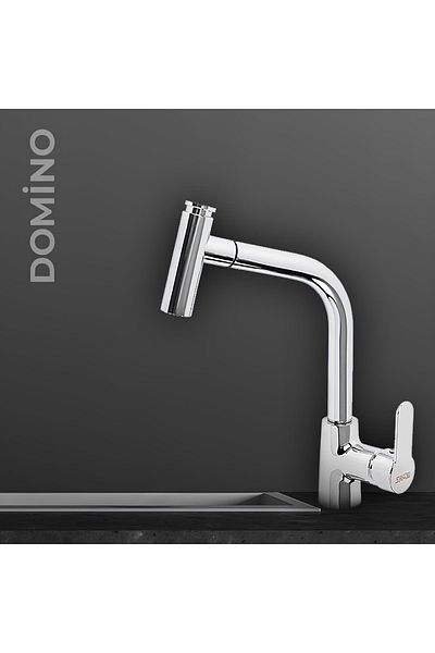 Newarc Domino High Spiral Sink Faucet, 971591