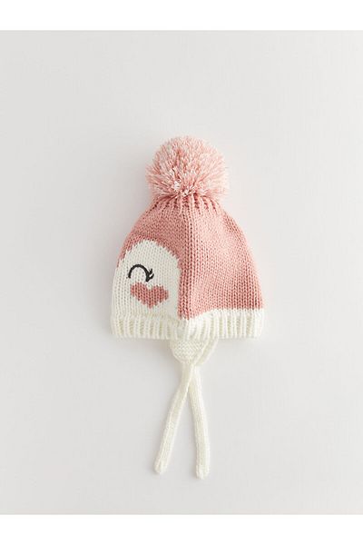 LC Waikiki Lw - Baby Girl Beret with Pompom Detail