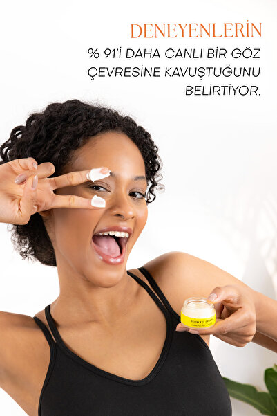 Polente Natural Glow Eye Cream- Vitamin C & Kafein Içeren Canlandırıcı Göz Kremi (20 ML)