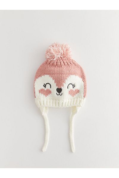 LC Waikiki Lw - Baby Girl Beret with Pompom Detail