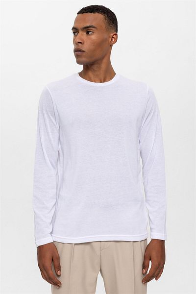 Antioch White Spring Sweater