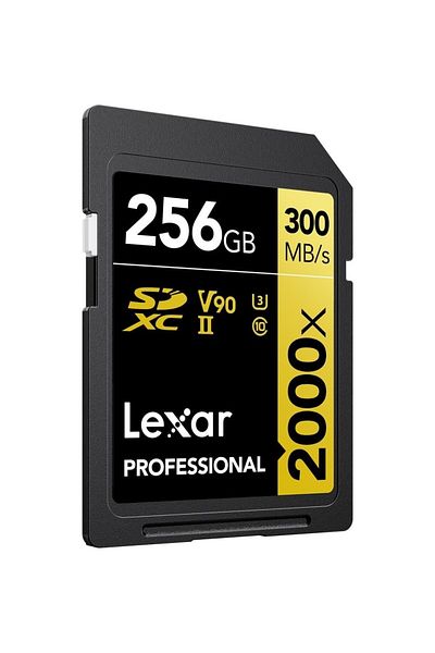 Lexar بطاقة Lexar Professional 2000x 256GB SDXC UHS-II - LSD2000256G-BNNNG