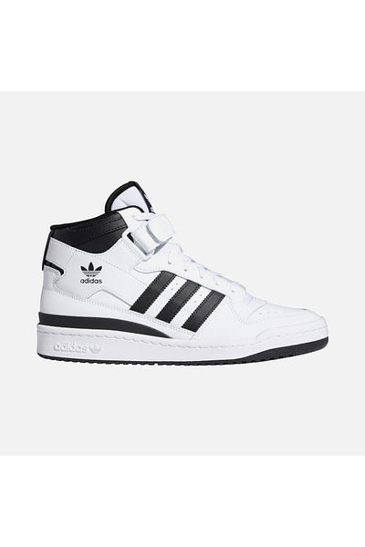 adidas Ανδρικά λευκά αθλητικά παπούτσια Forum Mid