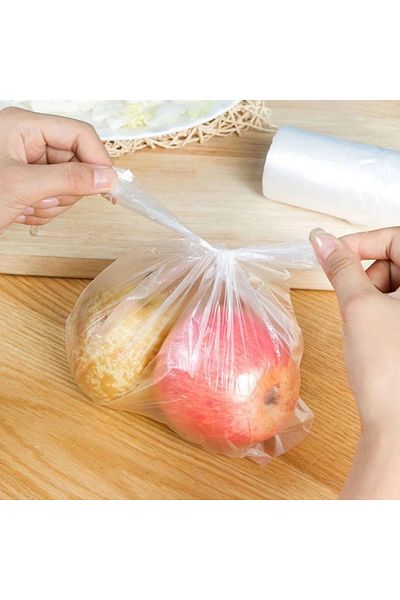 Tökelek Roll Market Bag - Athlete Bag - Transparent - Small Size - 1 Roll of 200 Pieces