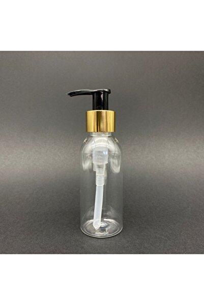 Pause Art Home 100 CC SERT PLASTİK ŞİŞE GOLD POMPALI TAKIM - 100 ML POMPALI P...