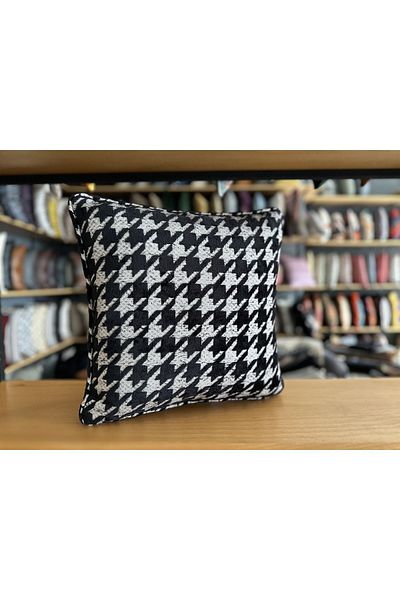 Fabricland Husă pătrată exclusivă KIRLENT cu țesătură de in (model cu două fețe)