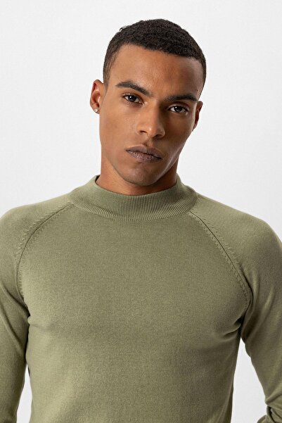 Antioch Light Khaki Half-Toe Men's Knitwear