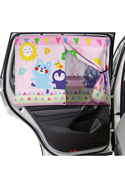 SYNOPE Geam practic pentru mașină cu magnet pentru copii - Instalare ușoară, perdea pentru fereastră cu baldachin, parasolar pentru vehicul