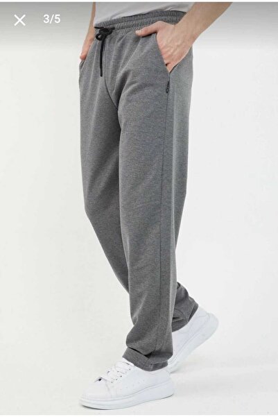 yg ydn giyim Füme Baggy Kalıp Düz Paça Kışlık Şardonlu Eşofman Altı