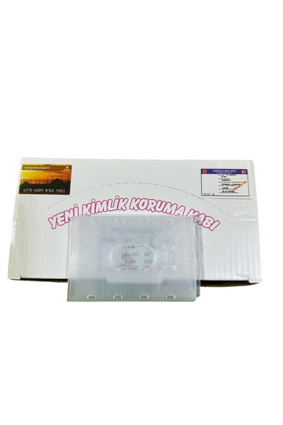 SERMER PAZARLAMA 3 adet Kimlik ehliyet kart koruma kabı