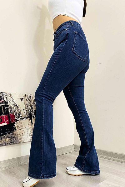İstangül Butik Plus Size Full Lycra Spanish Leg Jeans