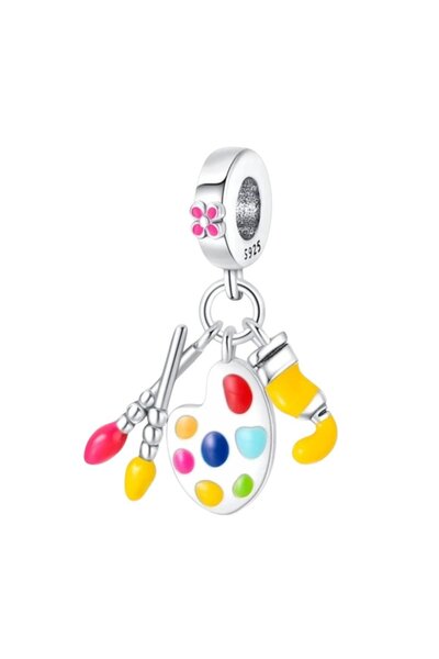 Defne Silver Pallet Charm - Stylish and Convenient Design