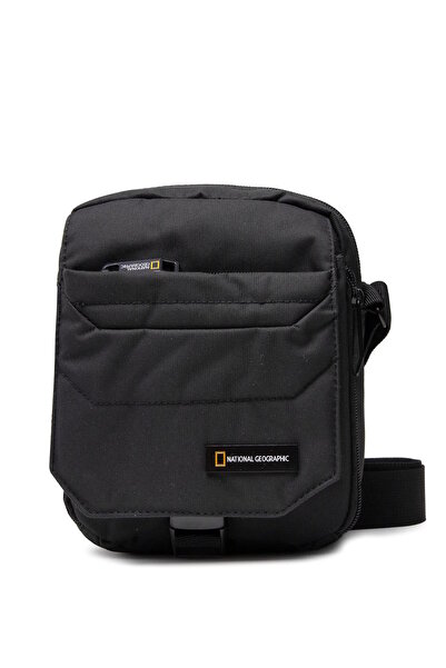 NATIONAL GEOGRAPHIC Чорна чоловіча сумка через плече - з ременем через плече, N00703.06