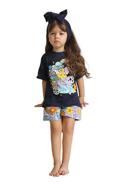 Minigimin Cicileri Яскраве майбутнє Літній комплект для дівчаток, 2 предмети - Синій