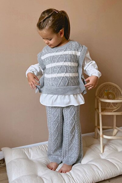 Minigimin Cicileri Міні-комплект з 3-х трикотажних сорочок з деталями у вигля...