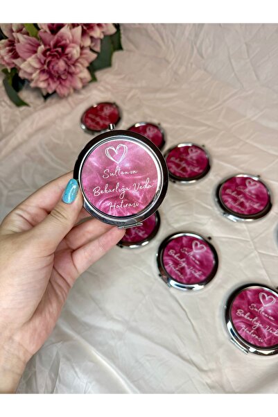 eliz 10 Adet Gümüş Ayna Bride Hediyesi Söz Nişan Nikah Kına Bekarlığa Veda