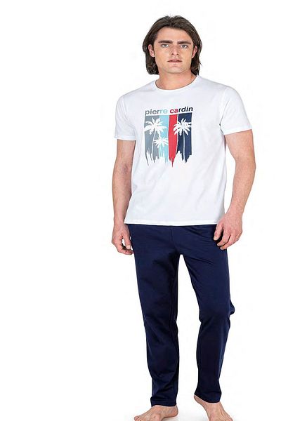 Pierre Cardin 6041 Ανδρικό κοντομάνικο σετ πιτζάμες