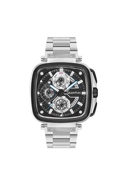 Quantum Pwg1092.650 Square Steel Men's Wristwatch