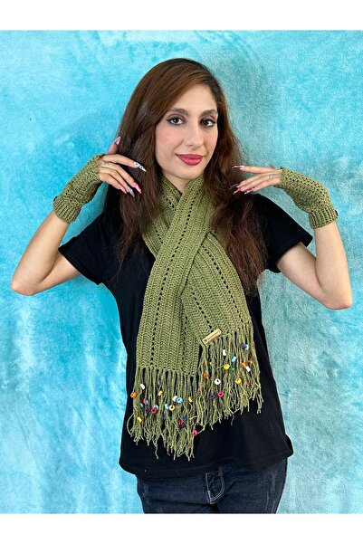 Gönülden Tasarım Дизайнерський нашийник і рукавички без пальців, комплект з 2...