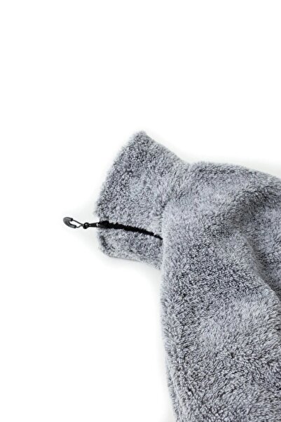 No Plan Ανδρικό βελούδινο φούτερ με φερμουάρ Oversize