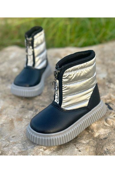 Surpie Shoes Κοριτσίστικες μπότες με φερμουάρ, Παιδικές μπότες με αντιολισθητική σόλα