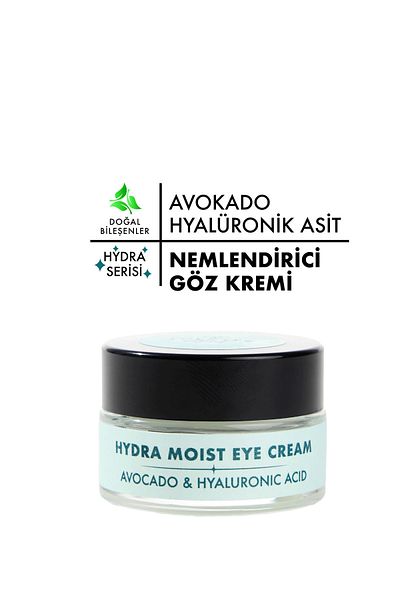 Polente Natural Hydra Moist Eye Cream with Avocado and Hyaluronic Acid - Moisturizing Eye Cream (20 ML)