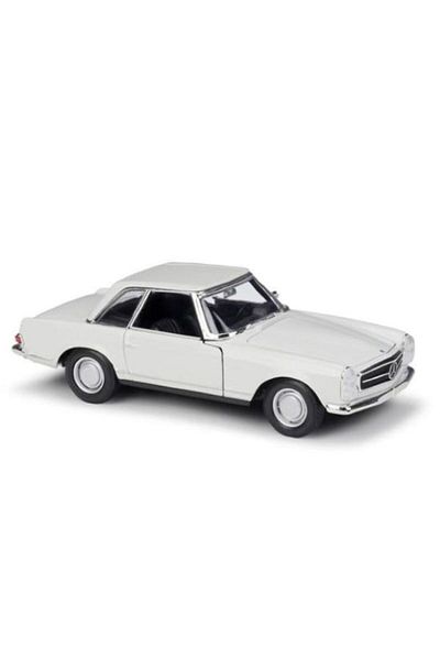 WELLY سيارة مرسيدس بنز 230sl 1963 مرخصة معدنية موديل سحب قطرة (1:32-1:34)