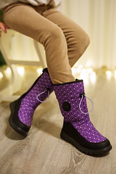 Jomoti Lastikli Mor Baskılı Paraşüt Kar Botu