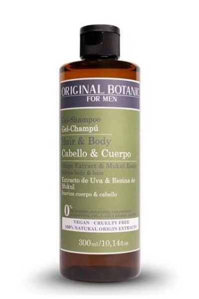 Original Botanic Vegan Gel Shampoo for Body and Hair Men 300 ml