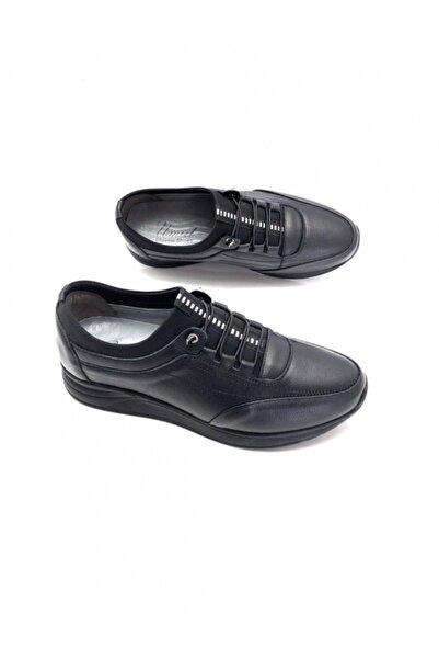 UMUT AYAKKABI Genuine Leather Orthopedic Large Size Men's Shoes